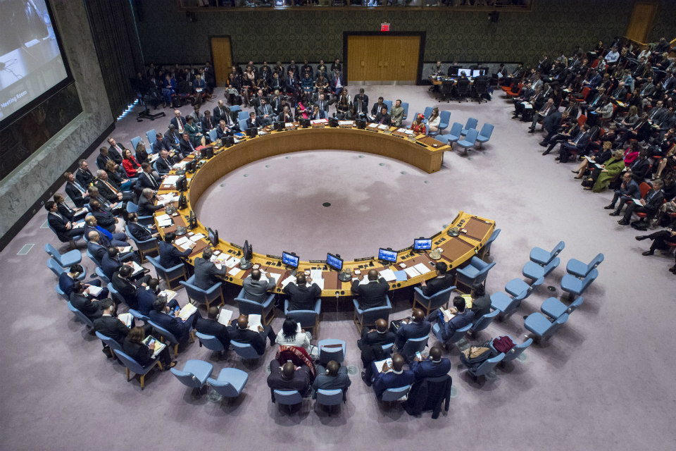 United Nations in session
