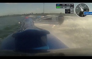 Formula 4 powerboats collision