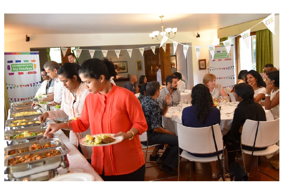 The British High Commissioner to Sri Lanka, James Dauris, together with the Director of the British Council in Sri Lanka, Gill Caldicott, hosted a Commonwealth Big Lunch 