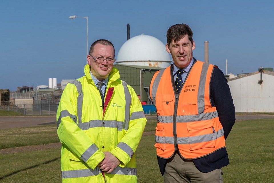Lord Duncan learns of challenges and opportunities at Dounreay