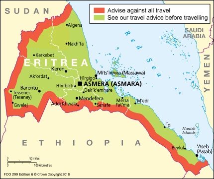 uk gov travel advice eritrea