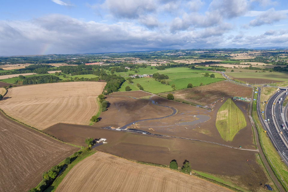 £6.2 million flood defence to protect A1(M) and Catterick complete