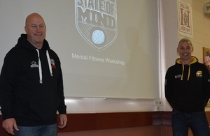 State of Mind presenters at Drigg Village Hall event