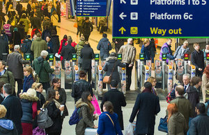 Leeds railway station.