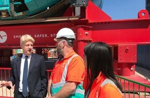 Minister for London at Thames Tideway Tunnel.