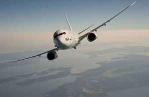 Boeing P-8A Poseidon Maritime Patrol aircraft.