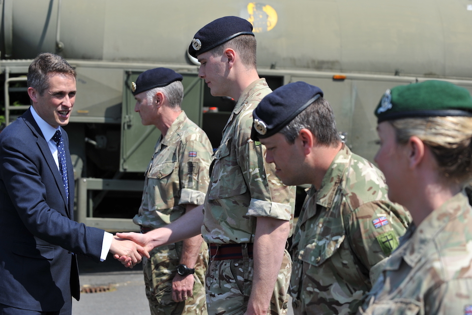 Defence Secretary expands Army reserve numbers in Northern Ireland