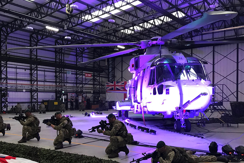 Defence Minister welcomes first of new carrier ready helicopter fleet