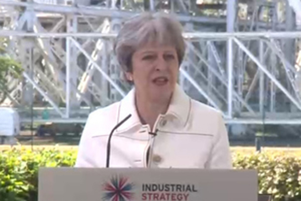 Read the ‘PM speech on science and modern Industrial Strategy: 21 May 2018’ article