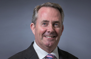 Liam Fox MP Secretary of State for International Trade and President of the Board of Trade