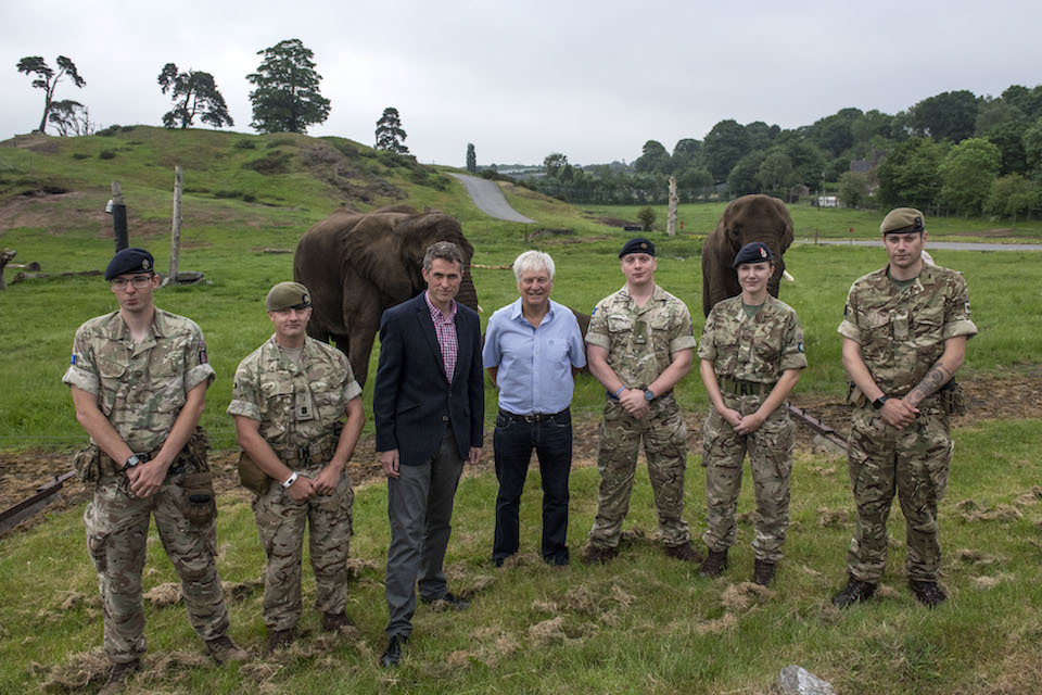 Defence Secretary praises troops about to embark on countering elephant and rhino poaching operation