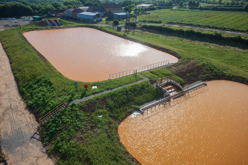 Saltburn mine water treatment scheme.