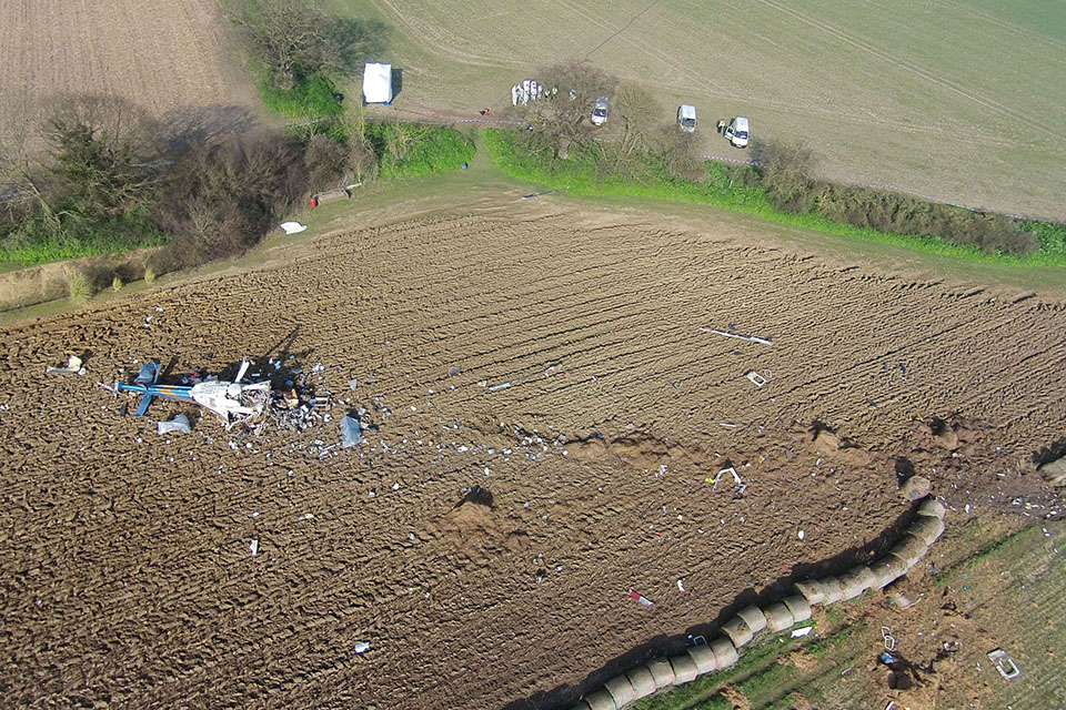 Our first use of a drone at an accident site in 2014.
