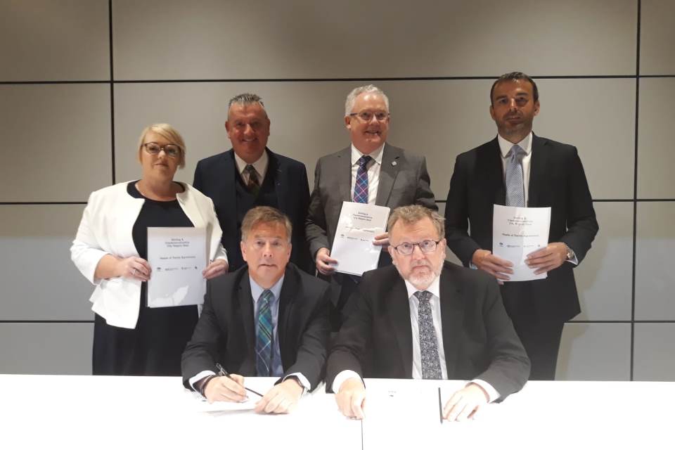 Signing of the Heads of terms for the City Region Deal