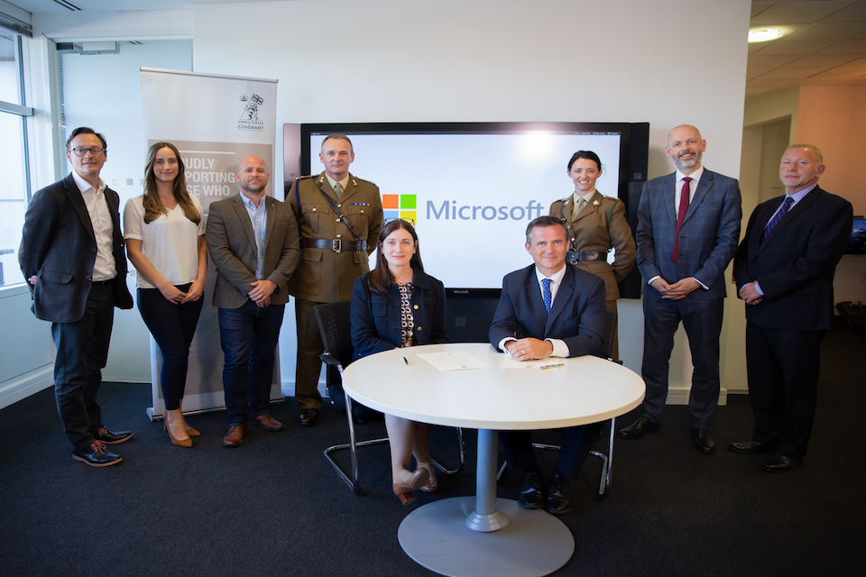 Tech giant Microsoft signs Armed Forces Covenant