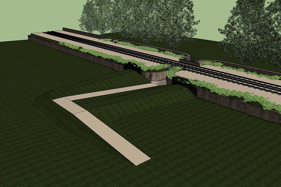 Work starts on Northumberland flood defence