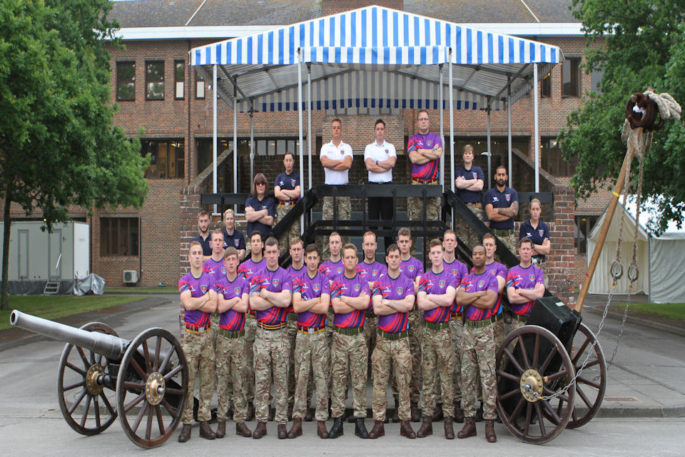 Defence Medical Services (Whittington) Field Gun Crew battles it out at HMS Collingwood