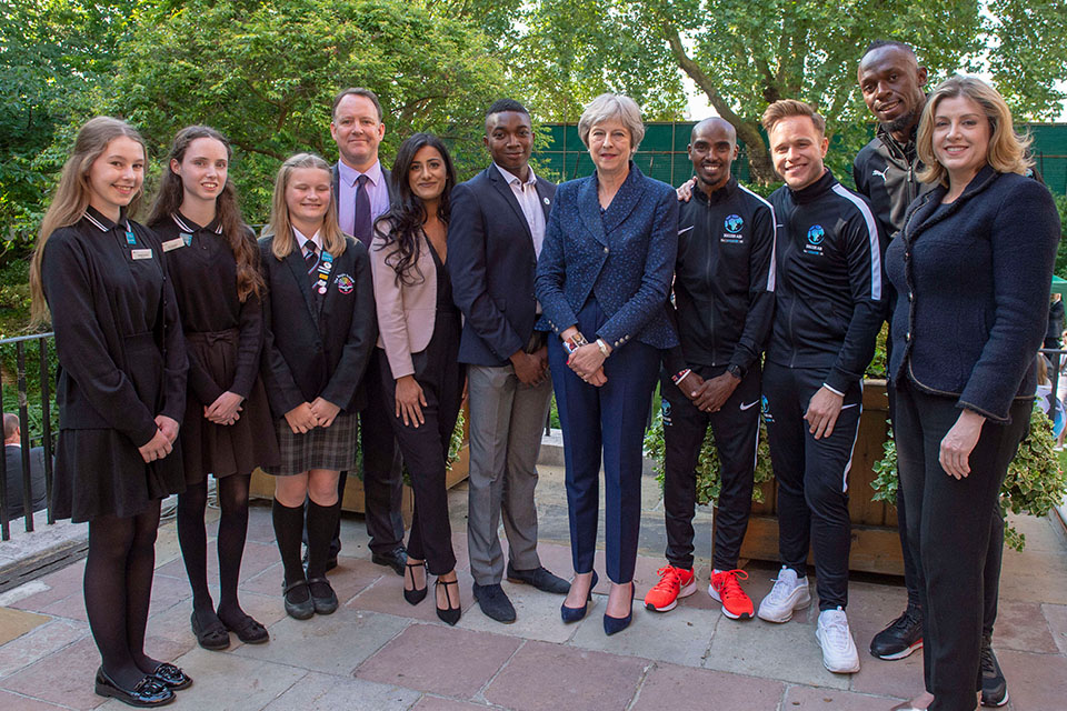 PM at the Soccer Aid reception
