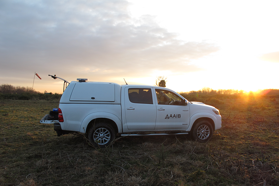 The AAIB has sent a team to South Wales.