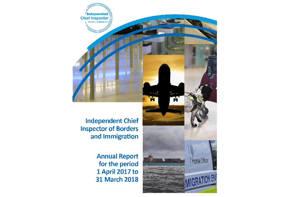 Chief Inspector publishes 2017-18 Annual Report