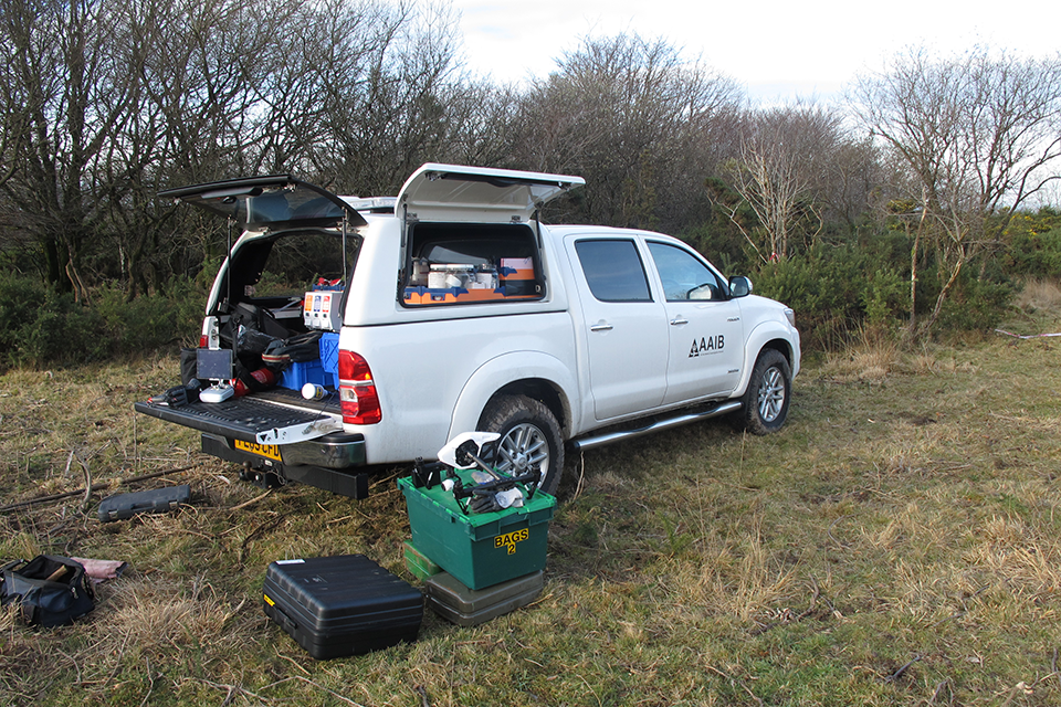 The AAIB is sending a team to the Western Isles, Scotland