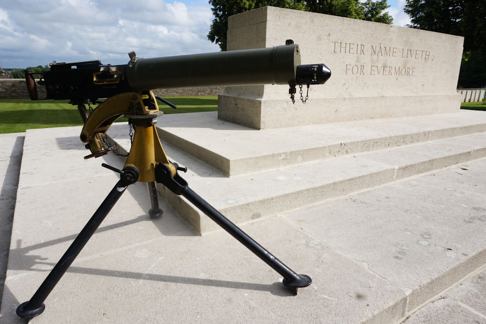 Vickers Machine Gun from WW1. Crown Copyright. All rights reserved