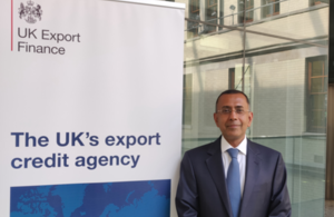Chief Risk Officer at UK Export Finance, Samir Parkash