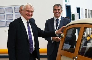 Picture of Graham Stuart at Popes Lane manufacturing site in Oldbury