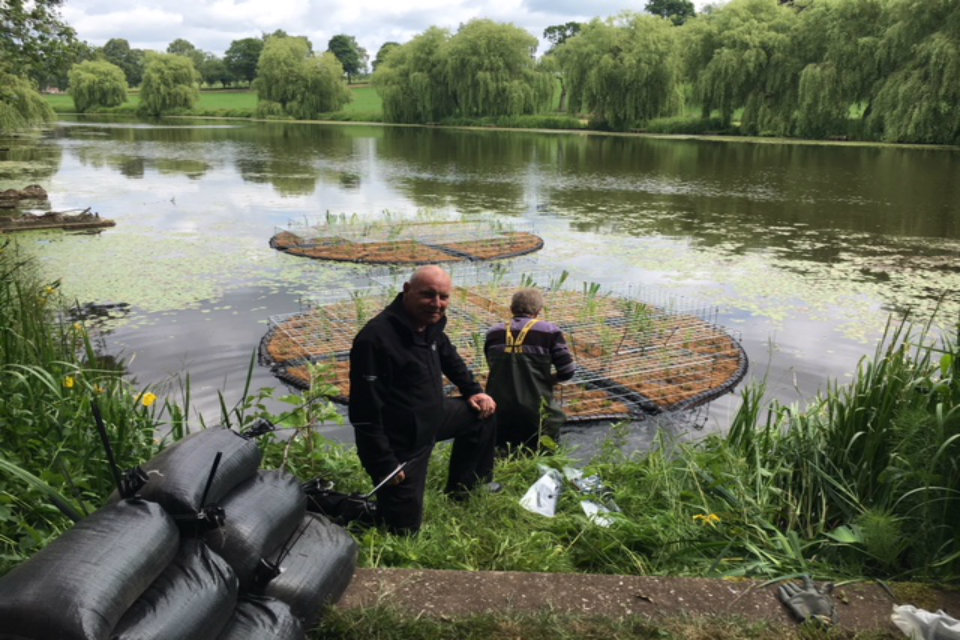 Fishing licence money protecting fish from predatory birds