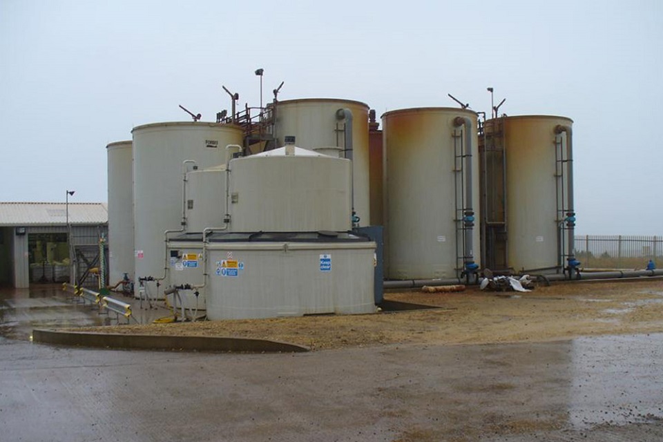 Temporary active plant at Horden mine water treatment shceme