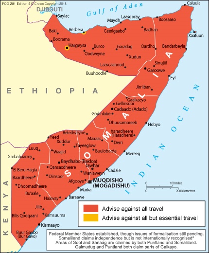 travel warning for somalia