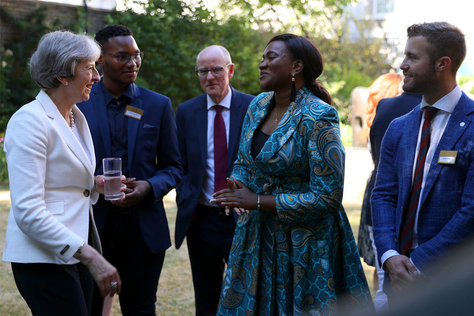 PM celebrates Queen's Young Leaders at Downing Street reception