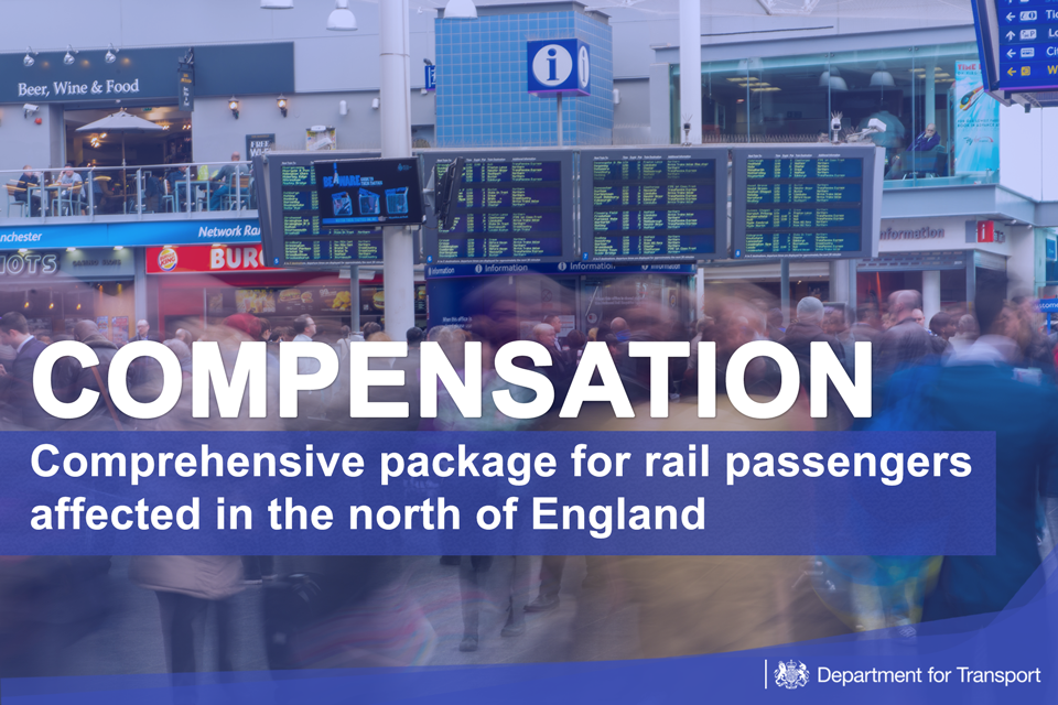 Image of promotional information about the rail compensation.