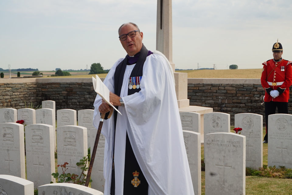 Graves of 2 north west soldiers killed in the great war rededicated a century later