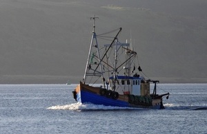 Fishing boat at Sound of Mull