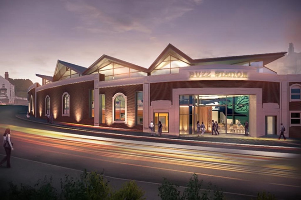 Artist's impression of the Buzz Station