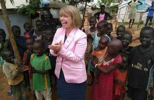 Harriet Baldwin in South Sudan