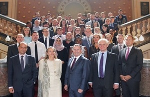 Picture of the DIT ministerial team, permanent secretaries and private office group.