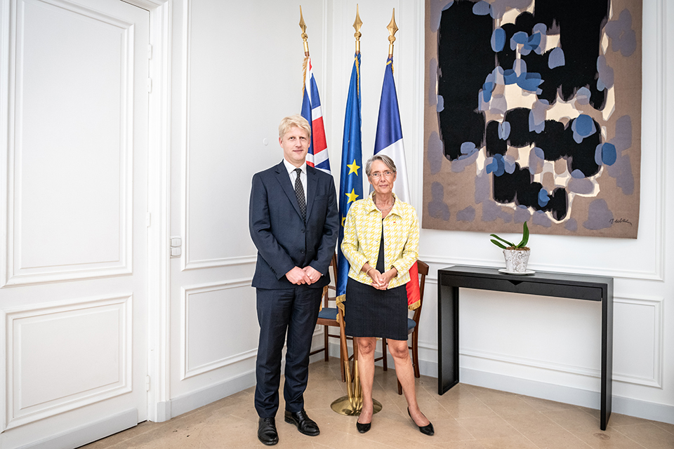 UK and French Transport ministers meet