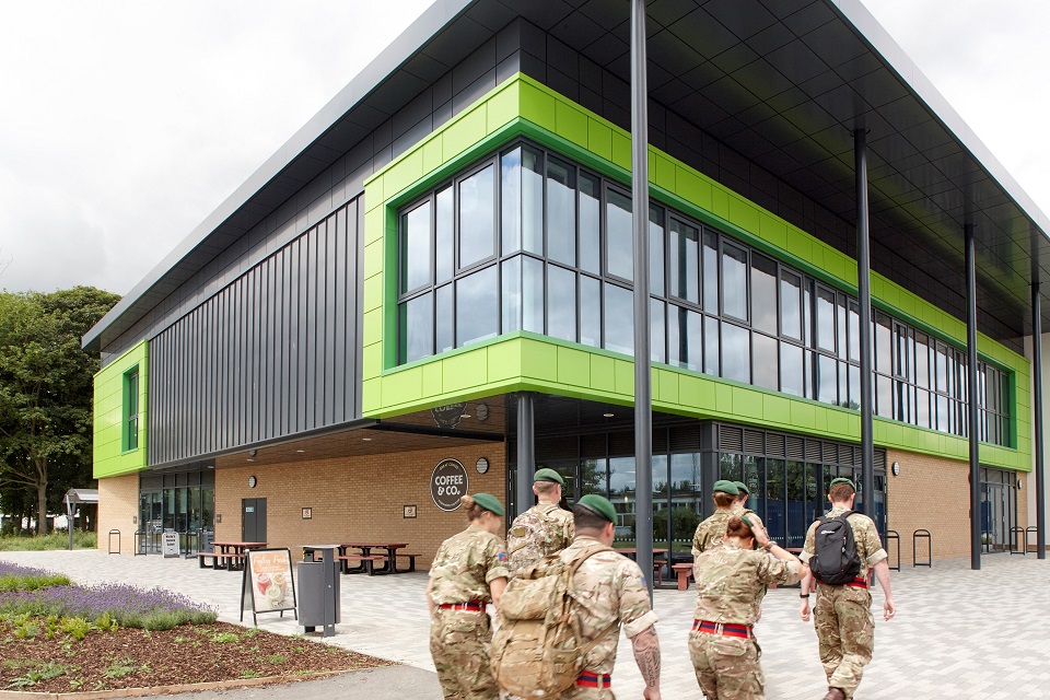 The Catering, Retail and Leisure facility is the social hub for permanent staff and visitors. Photo courtesy of Skanska UK.