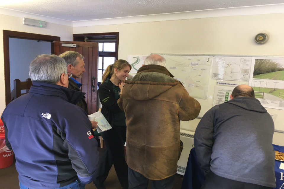 Come along to flood scheme update at Forge Mill Farm