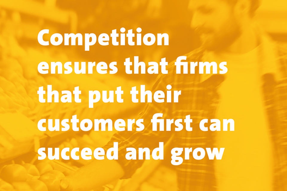 Competition ensures that firms that put their customers first can succeed and grow