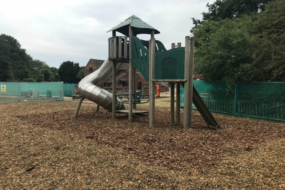 Playground ready for summer fun at Forge Mill Farm