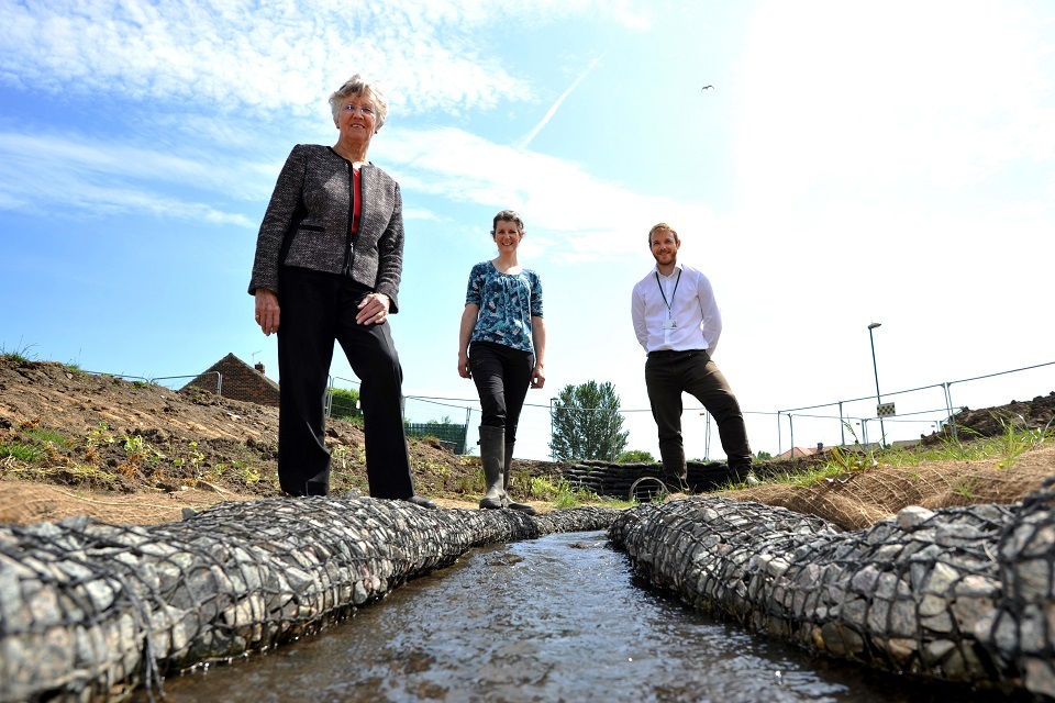 Construction starts on North East flood scheme