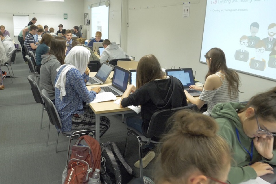 CyberFirst students