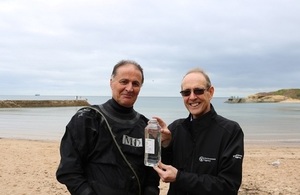 Images shows Sir James Bevan and Mick Donkin, both from the Environment Agency