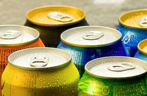 Fizzy drinks cans