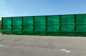 new noise barrier