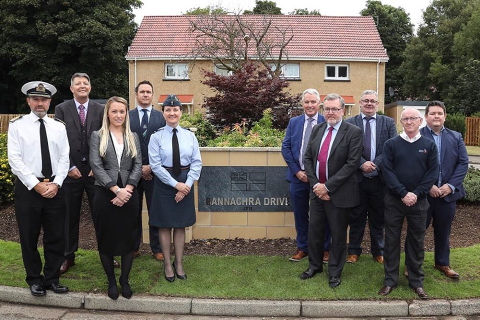 Refurbished homes for sailors at HMNB Clyde