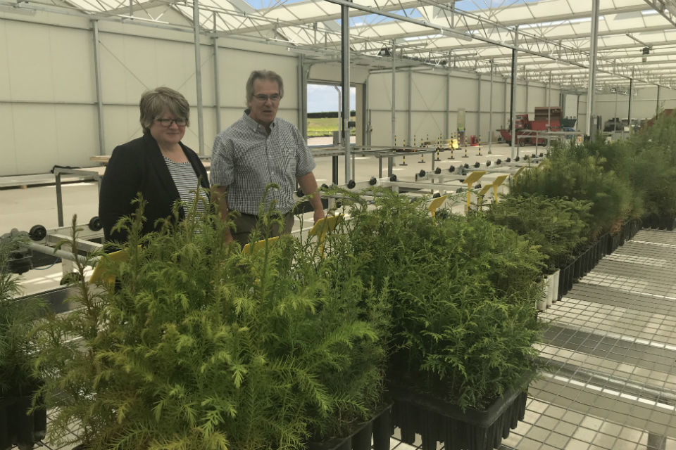 State of the art greenhouse unveiled in Cheshire